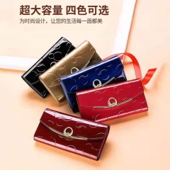 Light leather wallet Unique design Fashion wallet Very popular