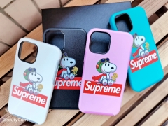 Supreme iphone13 / 13pro / 13mini / 13pro max case iphone12 / 12pro / 12 mini / 12pro max case snoopy pattern iphone11 / 11 pro / 11pro max case high brand iphone xs / xr / xs max smartphone case fashionable galaxy s10 / s21 + / note 20 case unisex galaxy s10 + / note 10plus mobile cover