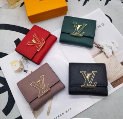 Louis Vidon Short Wallet Unique Design Fashion Wallet Unisex