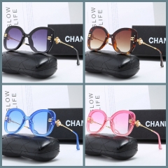 Chanel Glasses Popular Sun Glass Fashionable Summer Gem Unisex