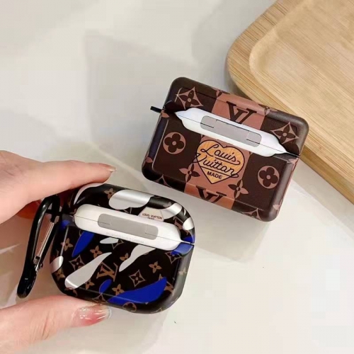 Louis Vuitton AirPods pro Case High Brand Louis Vuitton AirPods Pro Case Cover Bag Type AirPods 3/2/1 Earphone Case Impact Resistant AirPods Storage Case Explosive Popular New