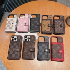 Louis Vuitton   IPhone 13 / 13 Pro / 13 Mini / 13 Pro Max case iPhone 12 / 12pro / 12pro Max portable case belt belt iPhone 11 / 11pro / 11pro Max protective cover stand   Business style